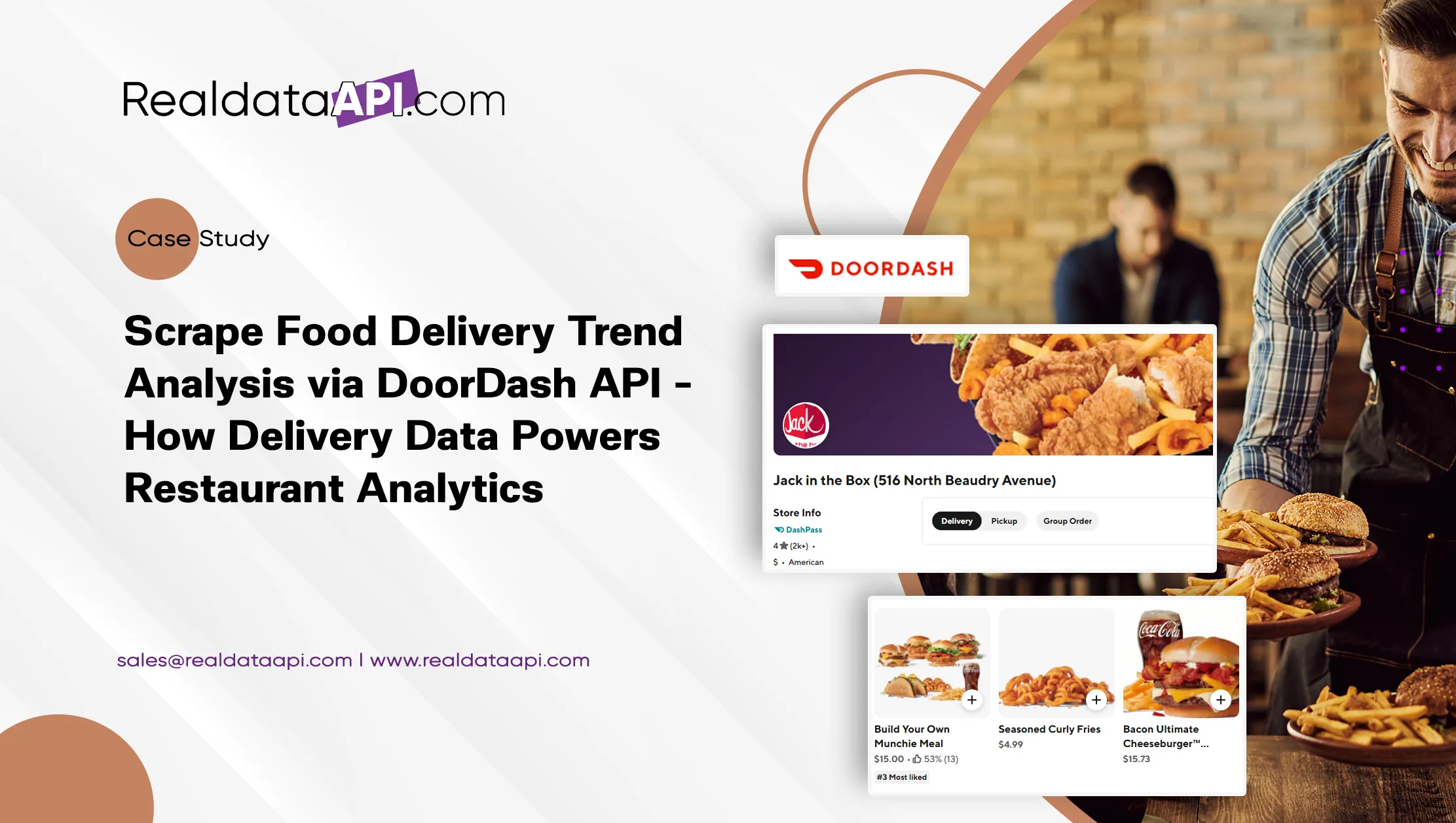 Case Study - Scrape Food Delivery Trend Analysis via DoorDash API - How Delivery Data Powers Restaurant Analytics